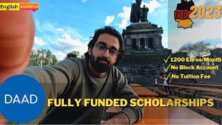 Fully funded DAAD Scholarships in Germany 2023/2024 | Masters & PhD