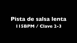Miniatura del video "Pista de salsa lenta para timbal o batería / salsa play along for timbales or drumset"