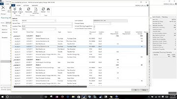 Planning Worksheet | Calculating a Plan | Dynamics NAV | Western Computer