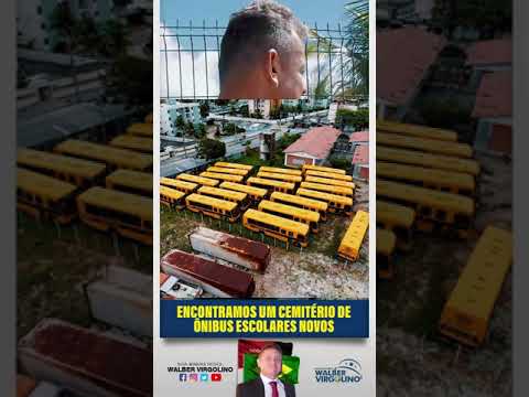 Deputado denuncia cemitério de ônibus novos na Paraíba