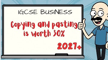 IGCSE Business - Mastering application
