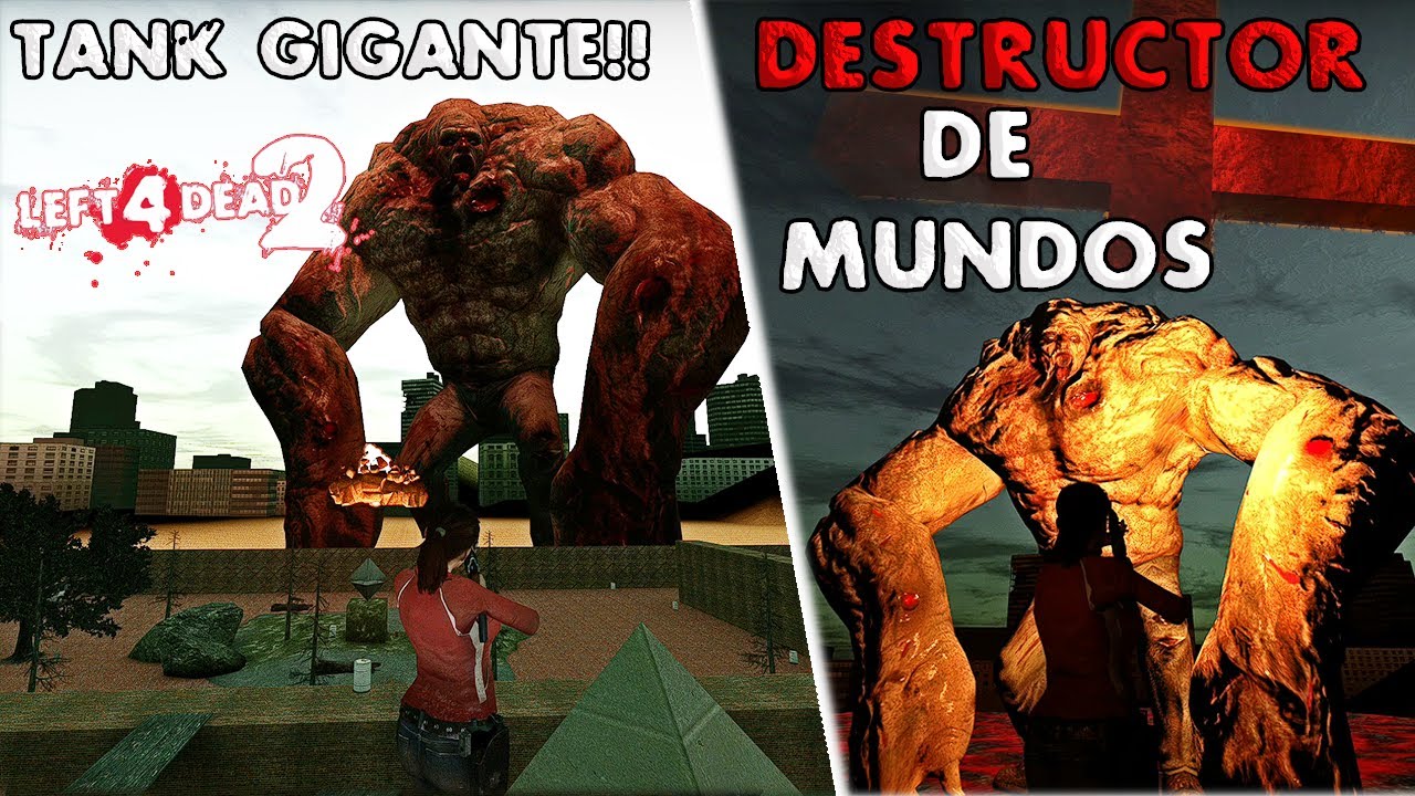 El Jefe Final Del 2020 El Tank Gigante Destruye Mundos!! L4D2 | Curiosidades Custom  拜山 |