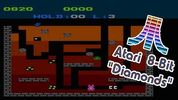 Atari 8-Bit Game Play, Diamonds