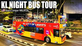 KL City of Lights Night Bus Tour - Kuala Lumpur, Malaysia 🇲🇾 - Virtual Bus Tour [4K]