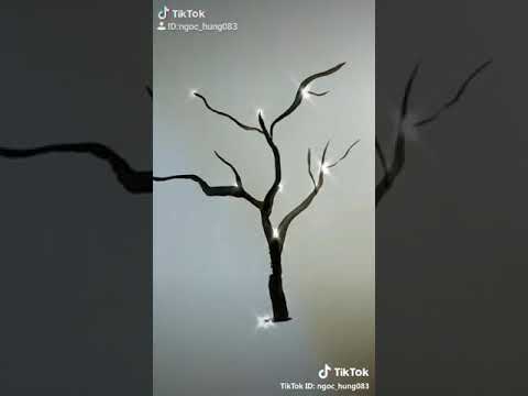 Cách vẽ cây bằng màu nước đơn giản