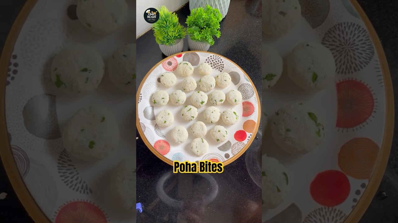 🍴 Soft Poha Bites Recipe | Easy Breakfast & Kids Tiffin Snack Idea | No Deep Fry | Easy Snack Idea