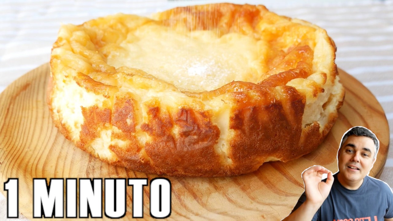 EL POSTRE MÁS RICO y FÁCIL en 1 MINUTO ( SÓLO 4 INGREDIENTES 🍰 y SIN HARINA) 😃 de YOGÚR
