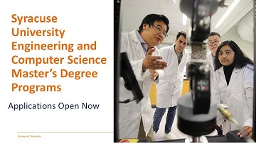 Syracuse University Engineering and Computer Science Master