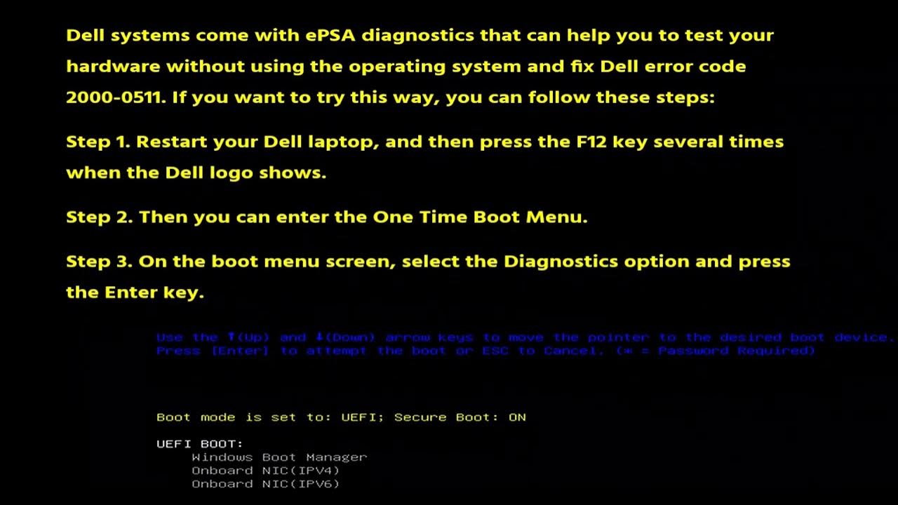 How To Fix Dell Error Code 2000 0511 YouTube how-to-fix-dell-error-code-2000-0511-youtube