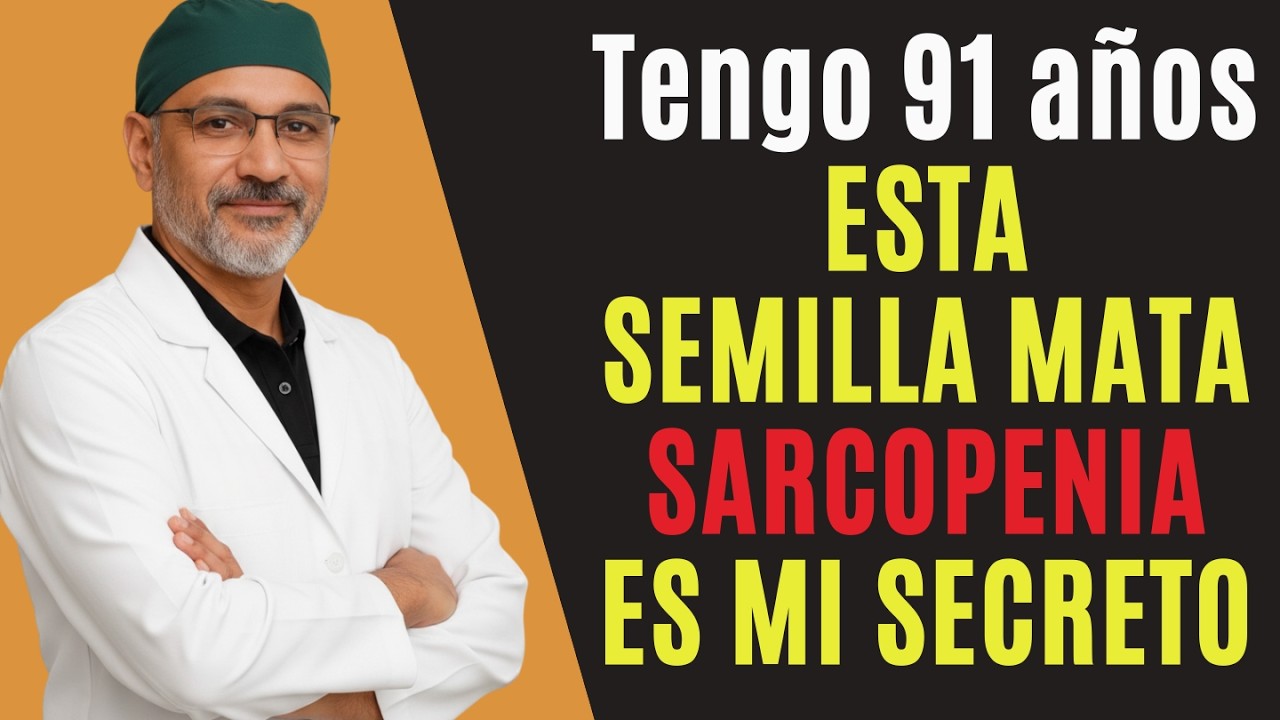 ¡Esta SEMILLA tiene más proteína que los huevos! Combate la sarcopenia rápido
