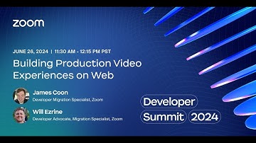 Building Production Video Experiences on Web with the Video SDK (Track: Build / CPaaS)