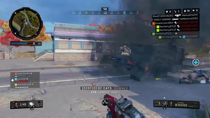 Couple multi kills and some quad action