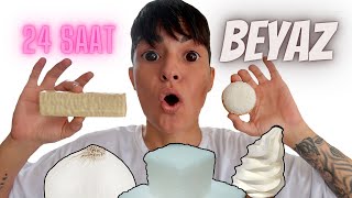 24 Saat Tek Renk Beslenme Challenge Beyaz