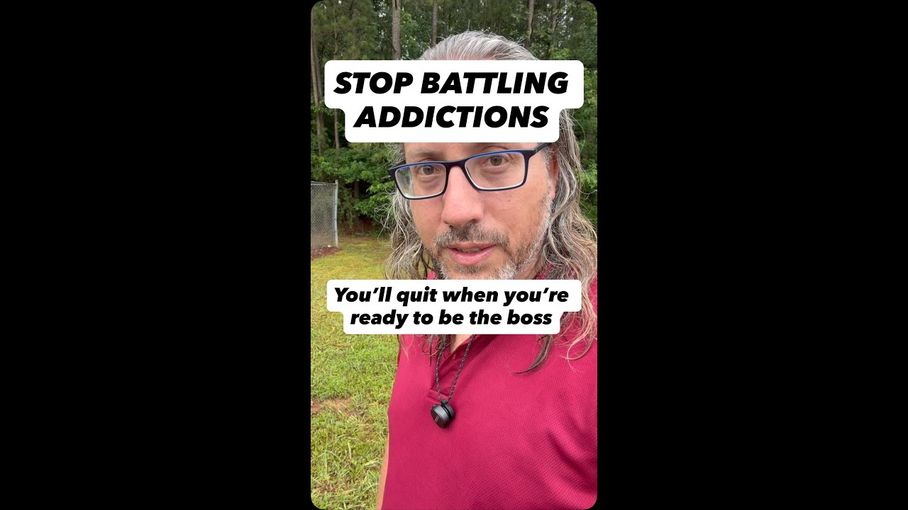 Stop fighting your addiction