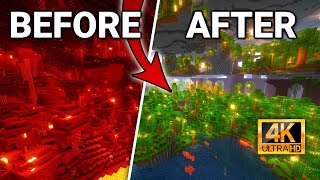 How I Transformed The Nether In Minecraft!