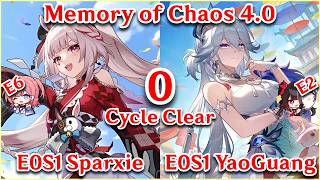 Sparxie 0 Cycle Clear Lygus Moc 12 - E0S1 Sparxie X E0S1 Yaoguang Showcase Honkai Star Rail 4.0