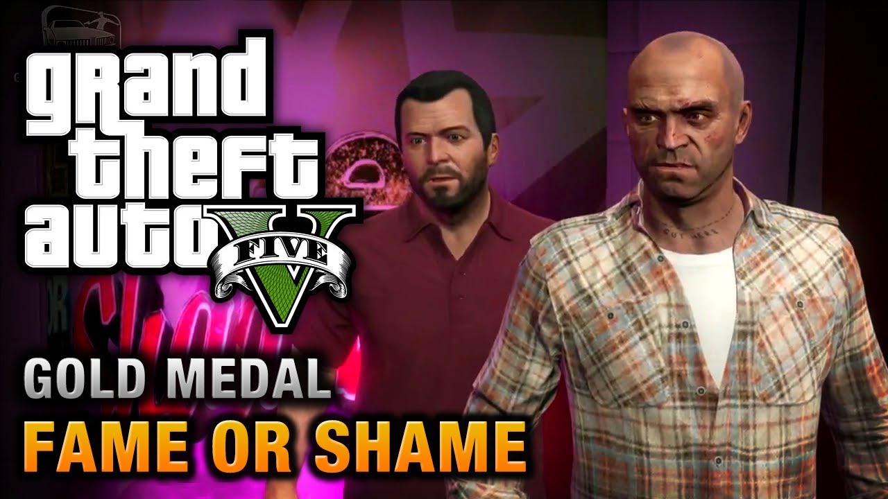 GTA 5 - Mission #22 - Fame or Shame [100% Gold Medal Walkthrough]