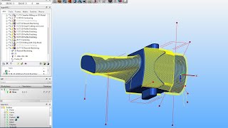 Hypermill to vericut:Program Case 4 axis tutorial simulation code nc with vericut