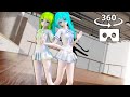 【MMD VR 360°】 Sailor Miku and Gumi「乱躁滅裂ガール」