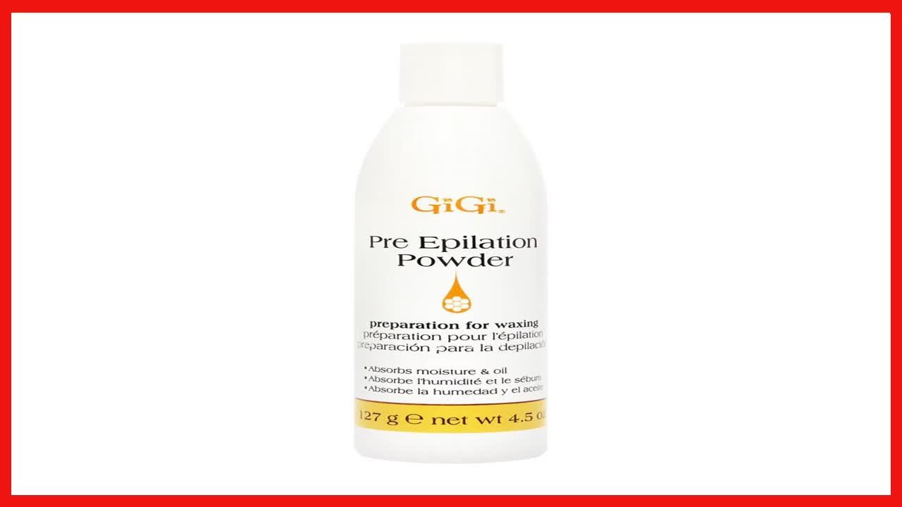 GiGi PreEpilation Dusting Powder 127g/4.5oz YouTube