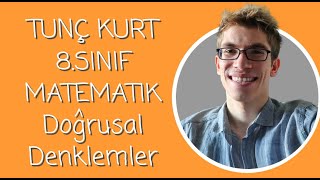 Tunç Kurt Ile Lgs Matematik Doğrusal Denklemler