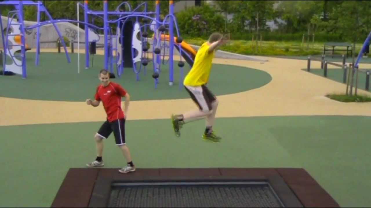 Bild från Lite parkour & tricking på lekplats