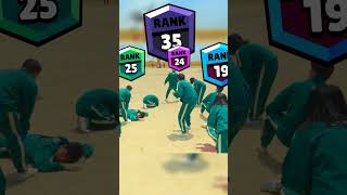 Brawl Stars Squid Game Rank Up #Shorts