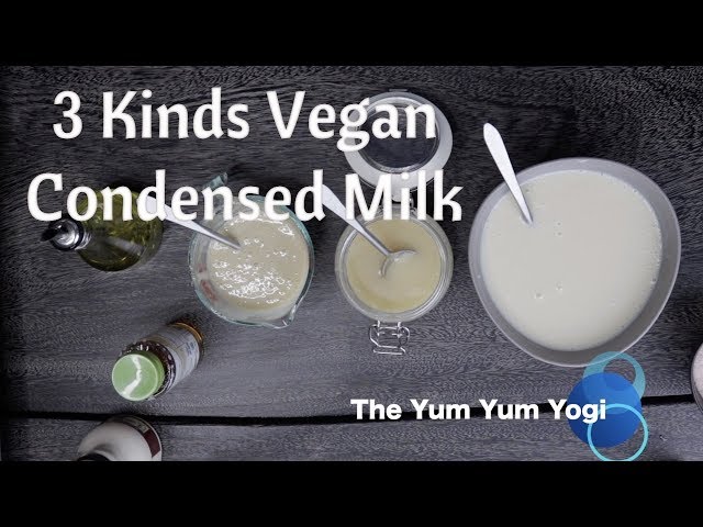Dairy Free Condensed Milk - Coconut Condensed Milk - Soy Condensed Milk - Pea Protein Condensed Milk
