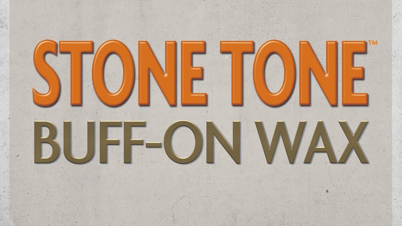 Kemiko® Stone Tone™ Buff-On Wax Overview