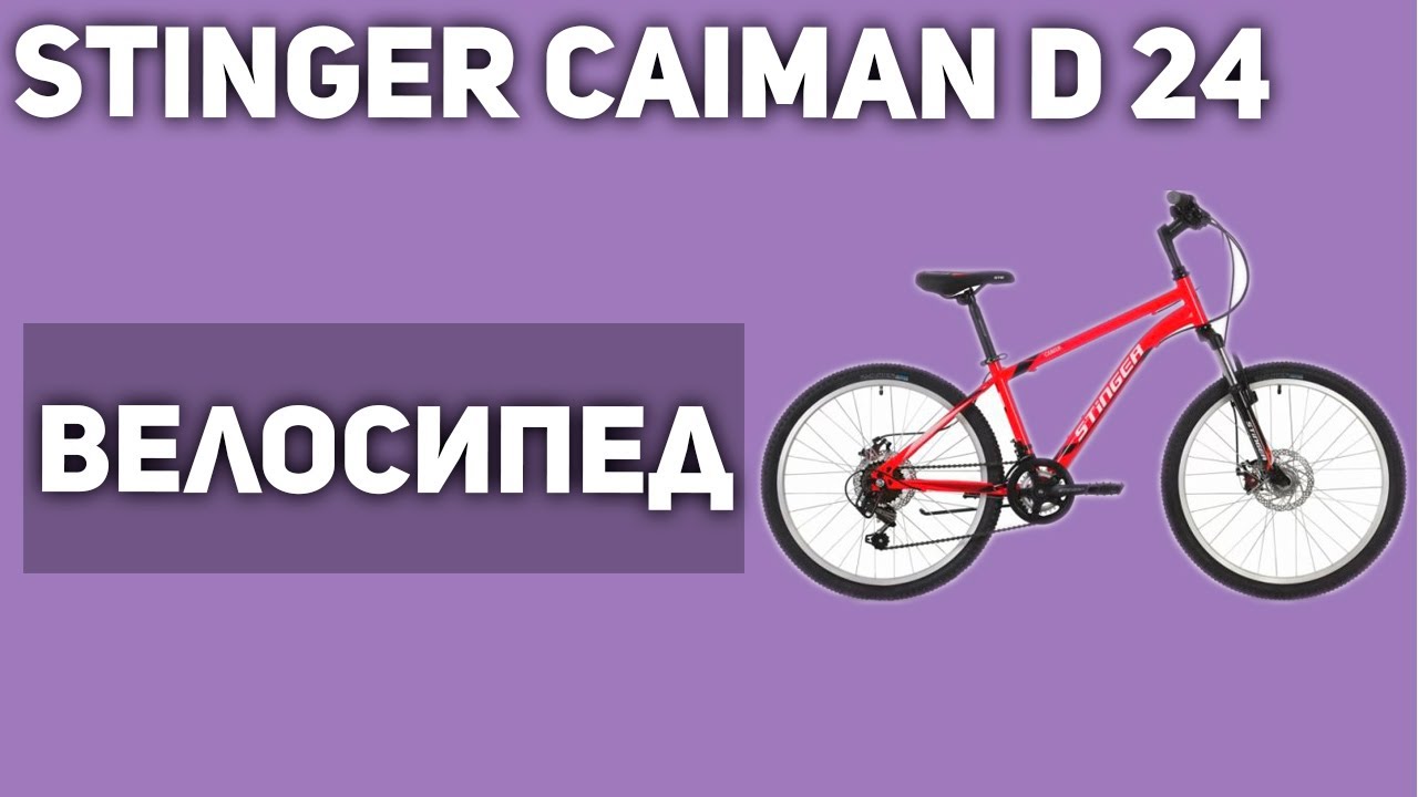 Велосипед Stinger CAIMAN D 24