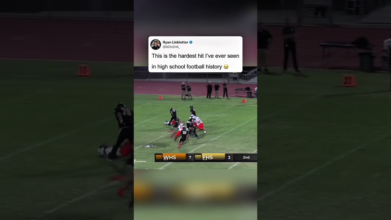 Nah someone has to check on bro after this hit #football