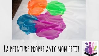 Peinture propre avec bébé: un atelier de découverte - Porter Guider  Expérimenter