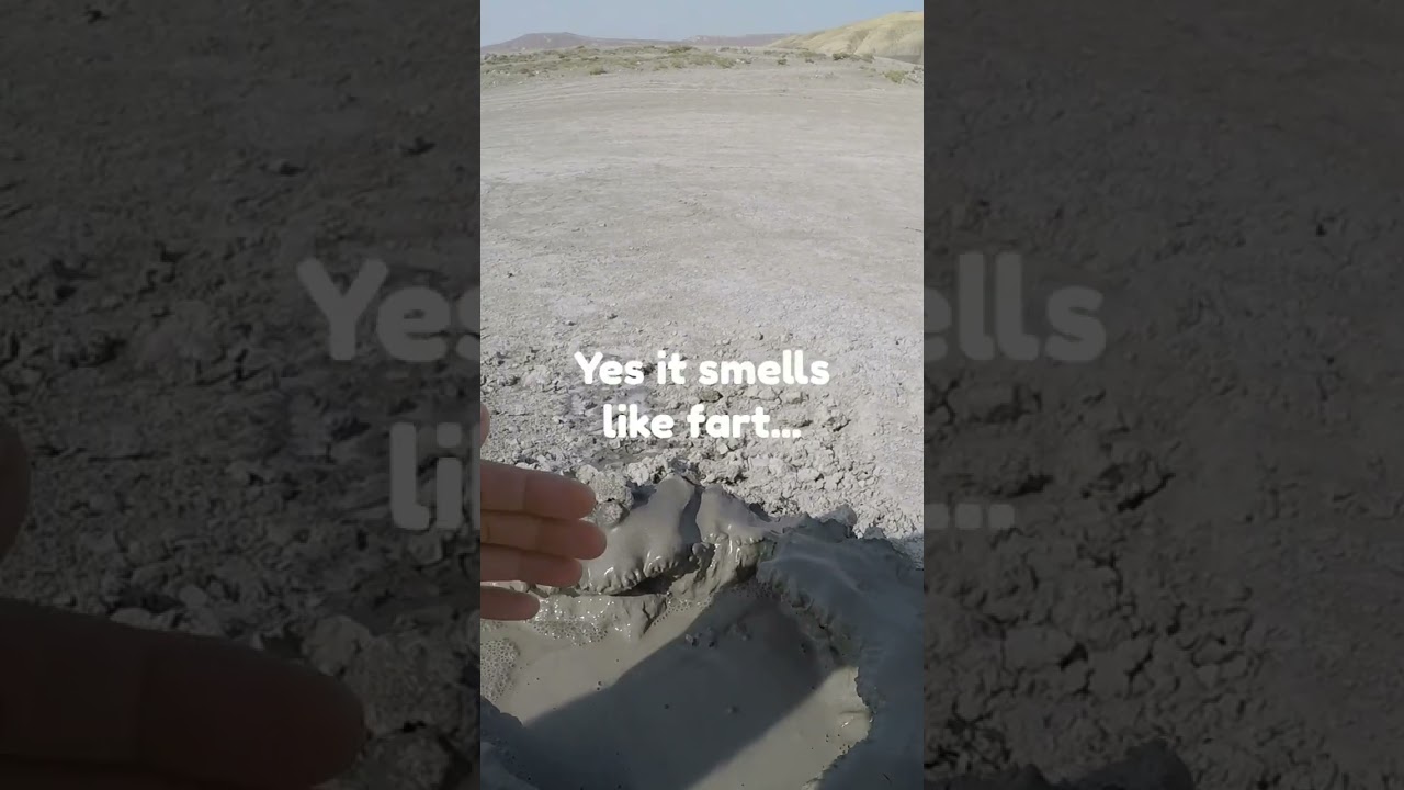 Crazy mud volcanoes! 