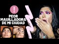 Maquilladora reacciona al PEOR MAQUILLAJE DE MI CIUDAD - Mica Bossio
