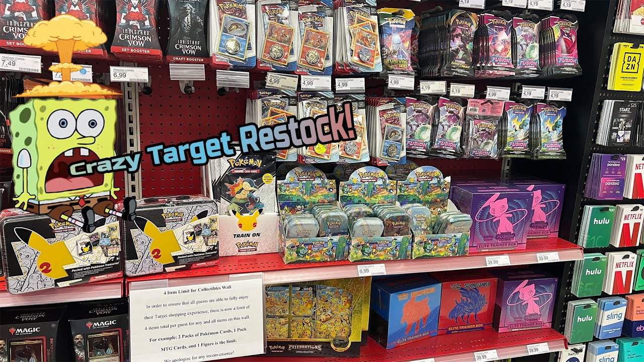 ANOTHER ONE! Target Restock Pokémon Card Hunt Pokemon YouTube
