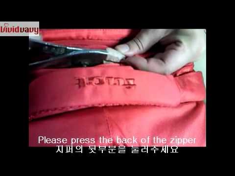 How to fix your broken zipper in 5seconds. 고장난 지퍼 고치는 법(vividvavy) - YouTube