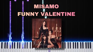 MISAMO - Funny Valentine | Piano Tutorial (with Music) screenshot 1