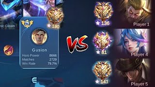 pro Gusion vs meta counter enemies