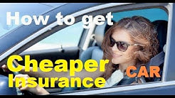 TOP 10 Tips for CHEAPER Car Insurance - How to get Lower Auto Insurance Rates (2017-2018)