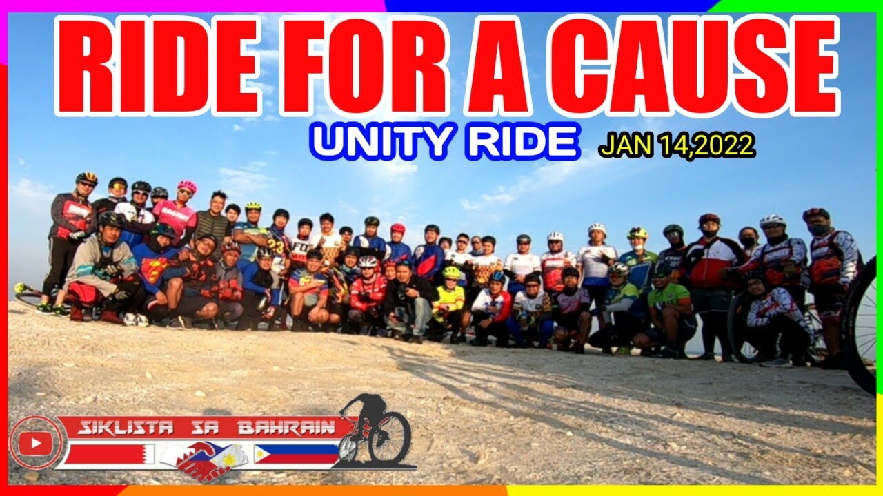 Vlog 124 RIDE FOR A CAUSE/UNITY RIDE/Jan 14,2022 siklistasabahrain