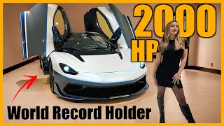 Inside a Private Supercar Collection w/ World’s Fastest Car!