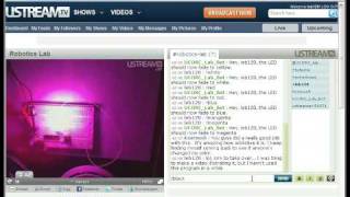 UCO Robotics Club's Ustream.tv IRC Bot demo