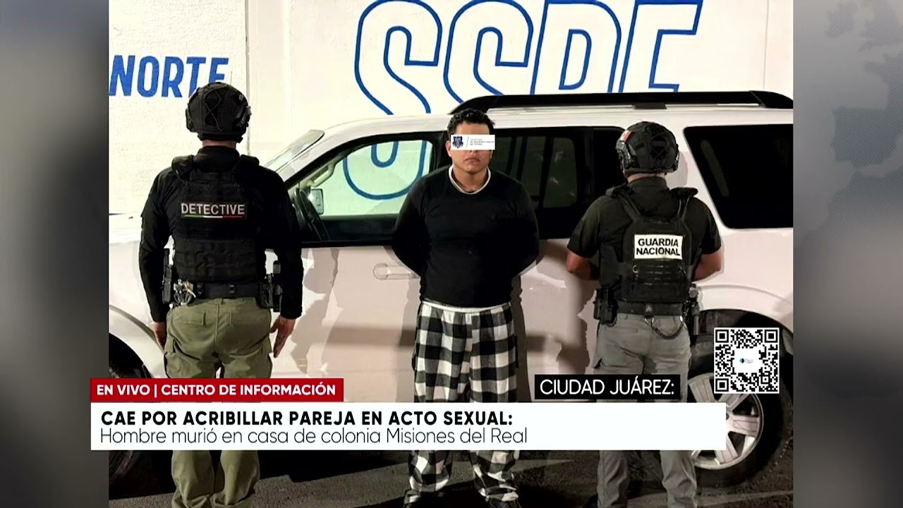 Cae por acribillar pareja en acto sexual