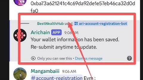 Update | Ari Wallet | How to Submit EVM Wallet On Discord | Compulsory Task 2 #ariwalletairdrop #ari