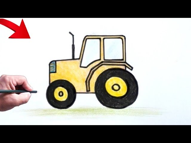 Como desenhar um Trator New Holland T7 315 HD 