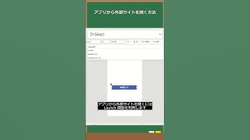 アプリから外部サイトを開く方法 #PowerApps #Shorts #PowerPlatformWork
