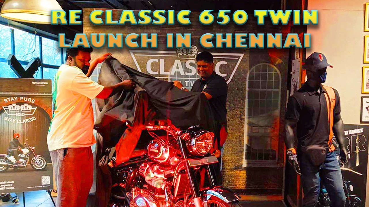 RE CLASSIC 650 TWIN | LAUNCH IN CHENNAI