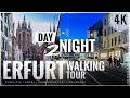 [2023] ERFURT Old Town Walking Tour from Day to Night in 4K | 50FPS | GERMANY 🇩🇪