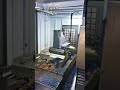 Horizontal CNC machining custom injection mold sliders.