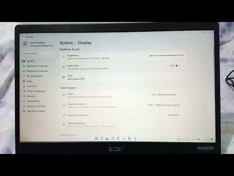 Acer laptop text size setting, font size adjust kaise kare, change text size Acer laptop